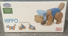 NEW Sealed Click N' Play Smart Gear Toys Hippo Modular Animal Kit 36 Months Plus