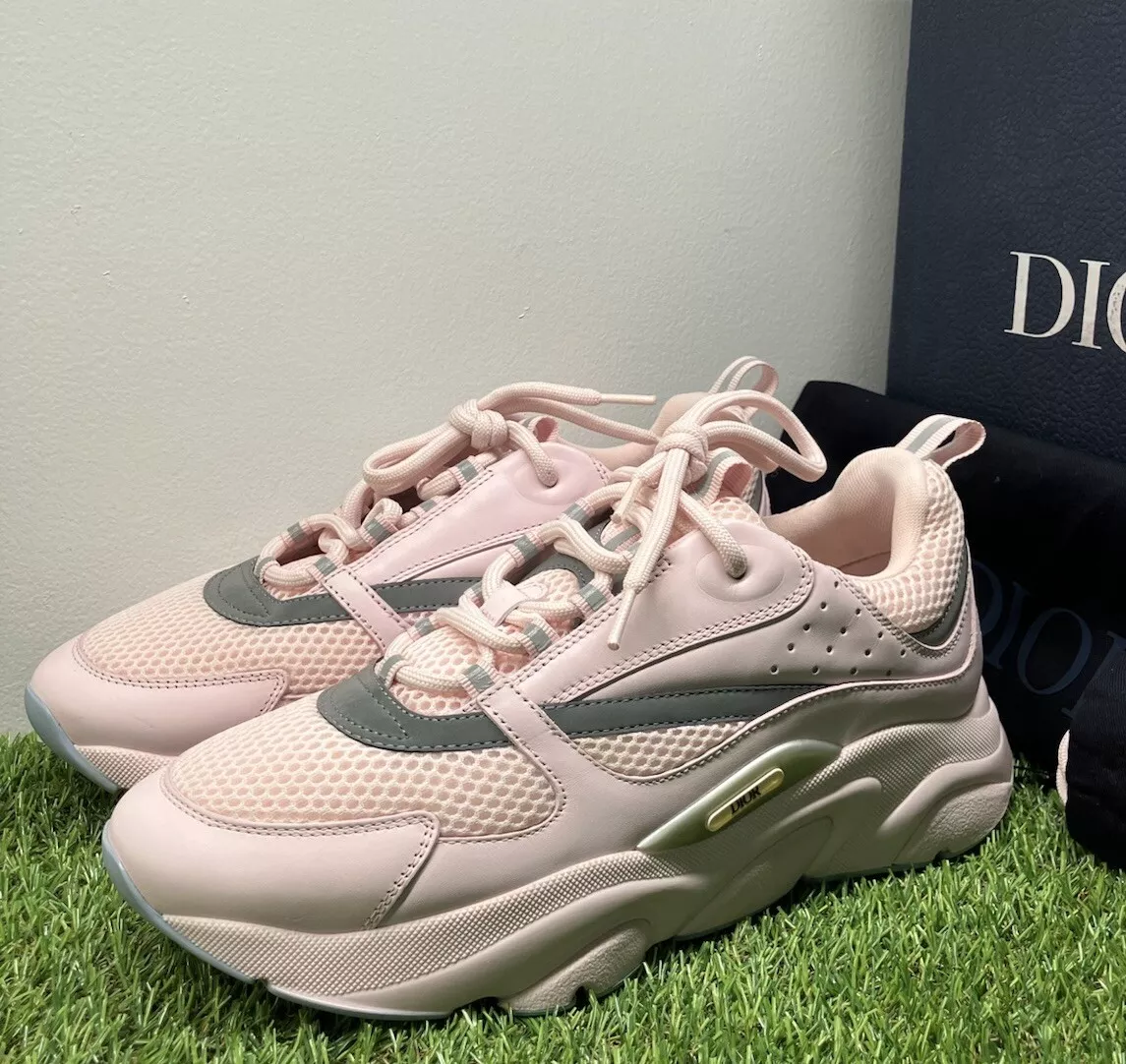Taille 44 (US 11)   Baskets Dior B22 « Rose »   EXCELLENT ÉTAT !