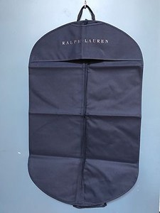 blue and white striped purse