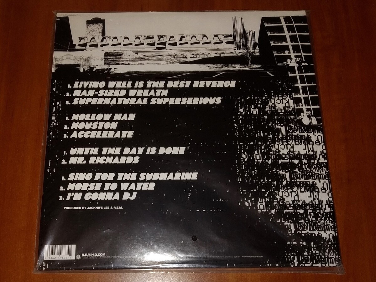 R.E.M. ACCELERATE REM 2x LP CD GATEFOLD EDITION 45RPM VINYL