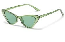 Vintage Narrow Cat Eye Sunglasses For Women