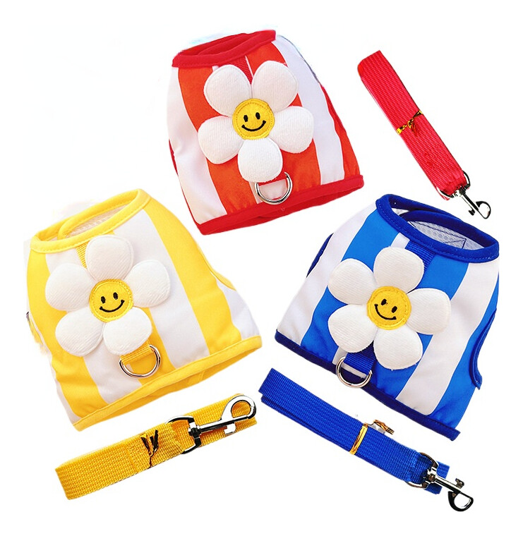 Vest-style Harness Pets General Breathable Pet Leash, Dog And Cat-image