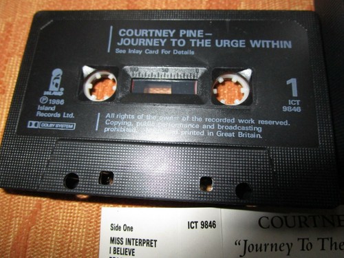 Courtney Pine Journey To The Urge Within. Island Records ICT 9846 Cassette Album - Picture 4 of 5