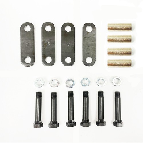 SOUTHWEST WHEEL Pro Single Trailer Axle Shackle Kit for Double Eye Springs