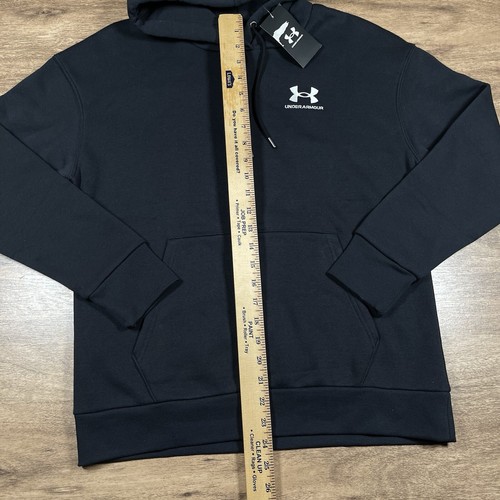 NWT Under Armour Women's Small Loose Black Hoodie Pullover Sweater MSRP $60 - Picture 2 of 10