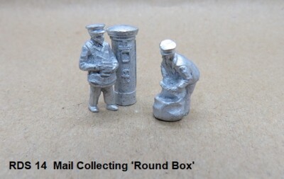 00/4MM 1:76 JOHN DAY WHITE METALL ** NEU** RDS 14 POST SAMMELSZENE 'RUNDE BOX'
