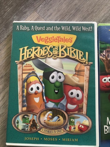 Veggie Tales DVD Lot 3 Kids Movie Christian Bible Stories . Merry Larry & More - Picture 2 of 11