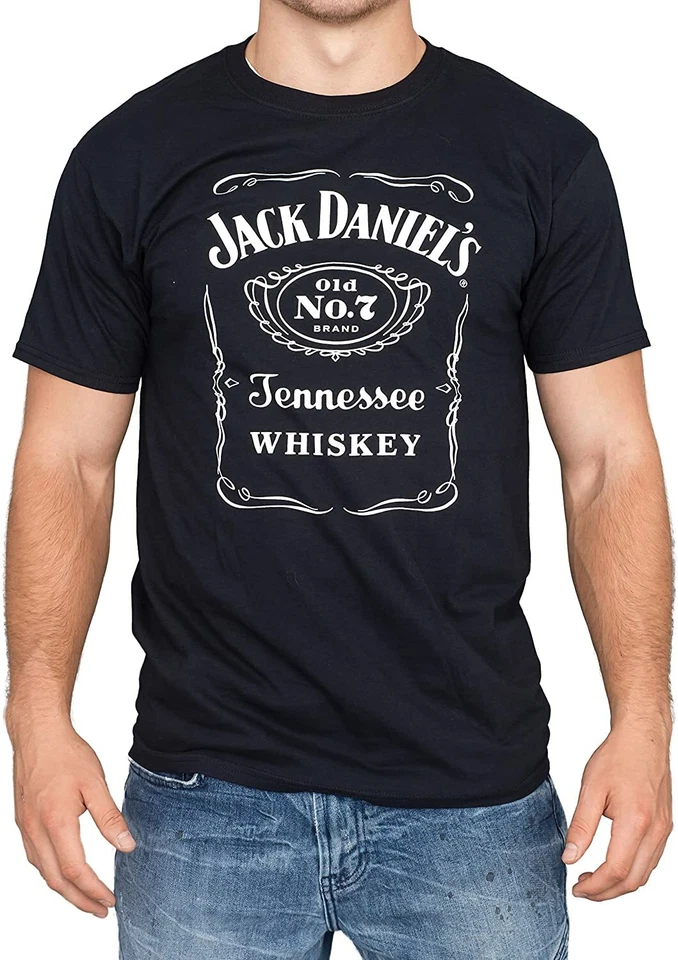 Adult Unisex Jack Daniel's Whiskey Old No. 7 Tennessee Logo Cosplay T-shirt - Image 2 of 4