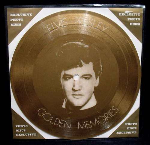 ELVIS PRESLEY-GOLDEN MEMORIES-IMPORT PICTURE DISC-ROCKABILLY-Santa Claus - Picture 2 of 2