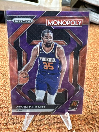 2023-24 Panini Prizm Monopoly Kevin Durant Purple Wave Prizm Card #PS6 - Picture 3 of 3