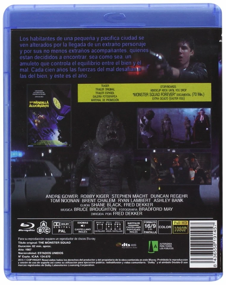 THE MONSTER SQUAD *1987 / Special Edition / Fred Dekker* NEW Region B Blu Ray - Image 2 of 2