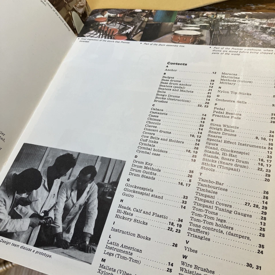 Premier Drum 1968 1969 каталог с почтовым конвертом и дополнениями с ценником 68 10222 - Изображение 3 из 4