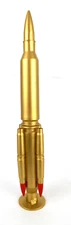 GUN BULLET ROCKET DISPLAY MAN CAVE DESK WEIGHT ART 10 1/2 INCHES
