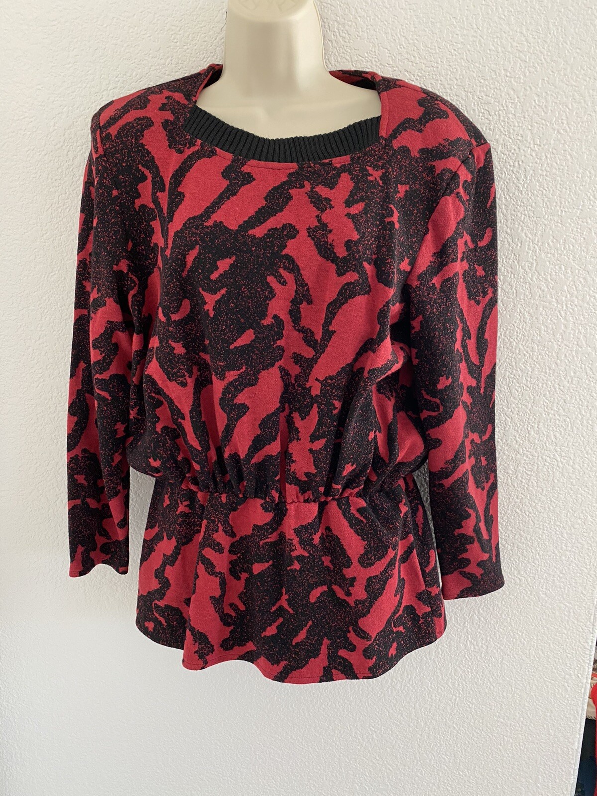 VTG 1973 DOES 1940s PIERA BERTOLASI ITALY 2 PC PENCIL SKIRT/PEPLUM TOP 42 | 38 Zaskakująca wyjątkowa wartość, wielki zysk