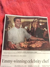 OBITUARY MICHAEL CHIARELLO 1962 - 2023 EMMY-WINNING CELEBRITY CHEF NAPA VALLEY