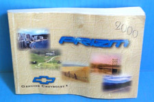 00 2000 Chevrolet Prizm Owners Manual