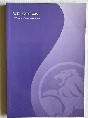 HOLDEN VE SEDAN SERIES OWNERS HANDBOOK  CAR MOTOR