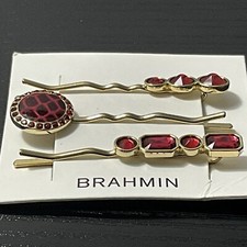 Leather Hair Bobby Pins for Women for sale | eBay display picture 3