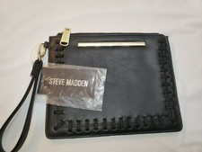 Steve Madden NWT Black Wristlet/Clutch