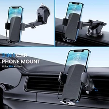 NEW 360° Universal Mount Holder Car Stand Windshield Vent For Mobile Cell Phone