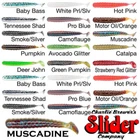 3" Sliders Charlie Brewer Slider Fishing Grubs T Tail Bass Lure Lures Perch Cod