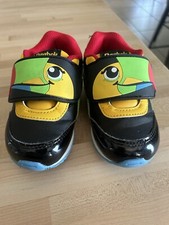 Reebok Royal Classics Jog 2.0 KC Shoes Toddler 6 1/2 6.5 Black Lime Blue Toucan