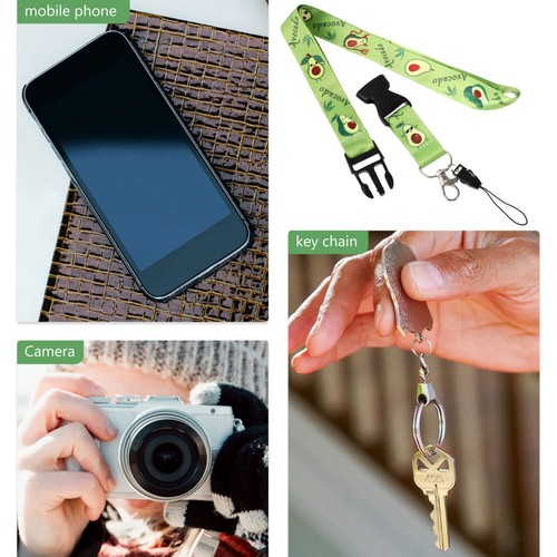 2 Pcs Handyriemen Fräulein Damen Umhängeband Bunte Handy-Lanyards - Zdjęcie 11 z 11