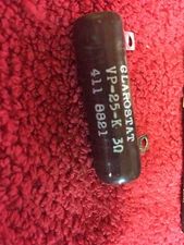 VP25K-3 CLAROSTAT 3 OHM 25 WATT RESISTOR NEW