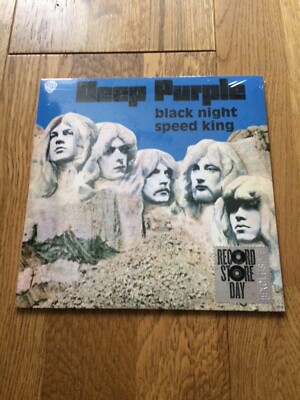 Deep purple 7  vinyl 45 black night / speed king rsd blue coloured