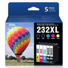 232XL Ink Cartridges Compatible for Epson WF-2930 WF-2950 XP-4200 5-Pack 