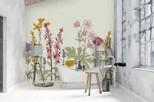 3D Floral Self-adhesive Removeable Wallpaper Wall Mural Sticker 16