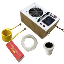 High Frequency Induction Heating Machine 2500W Induction Metal Smelting Furnace