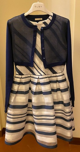 ELSY GIRL Abito e copri spalle come nuovi anche per cerimonia / cresima  13/14 A | eBay