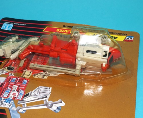 TRANSFORMERS G1 CLASSICS PROTECTOBOTS BLADES MOC MOSC EURO SPANISH CARD 1990 ... - Imagen 6 de 12