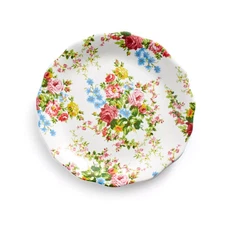 Sur La Table Rose Garden Appetizer Plates by April Cornell Set of 4