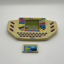 Vtg 1995 Tiger Wheel Of Fortune Handheld Electronic Game w/ Cartridge Tested