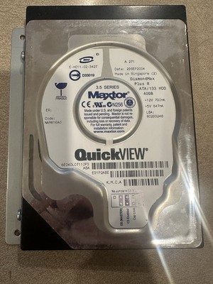MAXTOR DIAMONDMAX PLUS 8 40GB 7.2K IDE HARD DRIVE