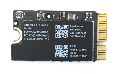 AirPort WiFi Bluetooth Card 607-9900 BCM943224PCIEBT2 MacBook Air 11" A1465 2012