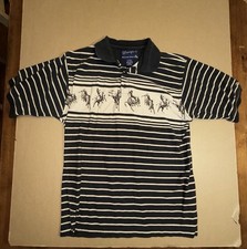 WRANGLER Girls Vintage Polo Shirt Western Rodeo Horses Cowgirl Size XL 14-16