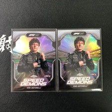 2025 Topps Chrome Formula 1 F1 Speed Demons Kimi Antonelli RC 2 Lot