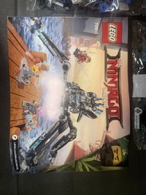 lego ninjago water strider 70611 ( Sealed bags, Missing Bag 1, 75% complete)