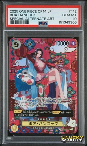 PSA 10 2025 One Piece OP14 Japanese Special Alternate Art #112 Boa Hancock