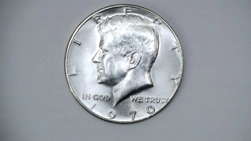 1970 D 1970-D Kennedy Half Dollar 40% Silver BU Uncirculated *FREE SHIPPING*