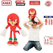 Sonic The Hedgehog Anime Knuckles The Echidna Kids Bedding Super Soft Plush C...