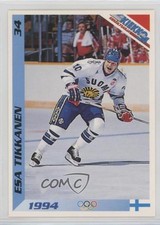 1994 Semic Jaakiekko Finnish Esa Tikkanen #34 1t8