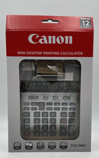 Canon P23-DHV Mini Desktop Printing Calculator ~ New