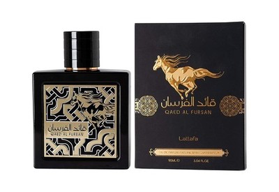 Lattafa QAED AL FURSAN 3.04 EDP SP for Men--A long-lasting, aromatic fragrance