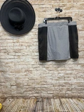 IZOD Black and White Knit Skirt Skort Women’s XL - Golf Pickleball