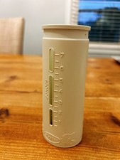 Vintage White Playtex Nurser Baby Bottle Embossed Animals RARE