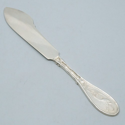 #ad #ad Japanese by Whiting Sterling Silver Master Butter Knife 41.5g quot;Emma From Lucyquot; $149.00